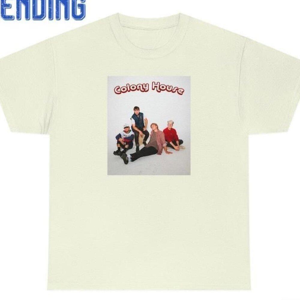 Colony House The Cannonballers Tour Band Fan Parent Outfit Graphic T-Shirt 159